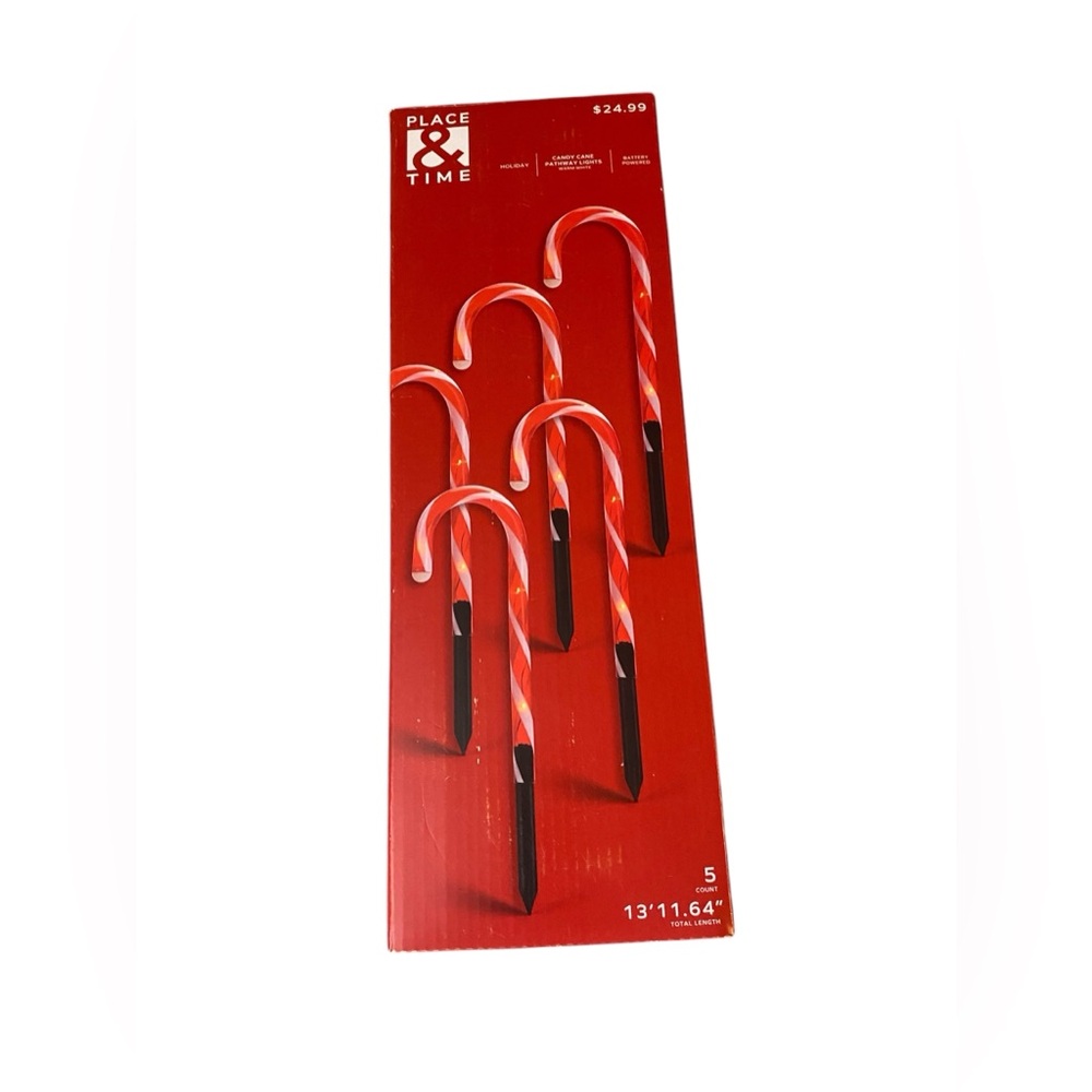 Pathway Candy Cane Lights, Time & Place